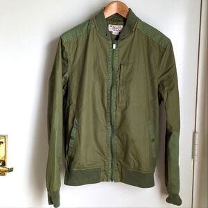 Original Penguin Olive Green Bomber Jacket